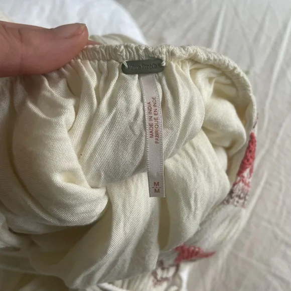 Free People Simply Fall Embroidered Mini Dress - Picture 8 of 9